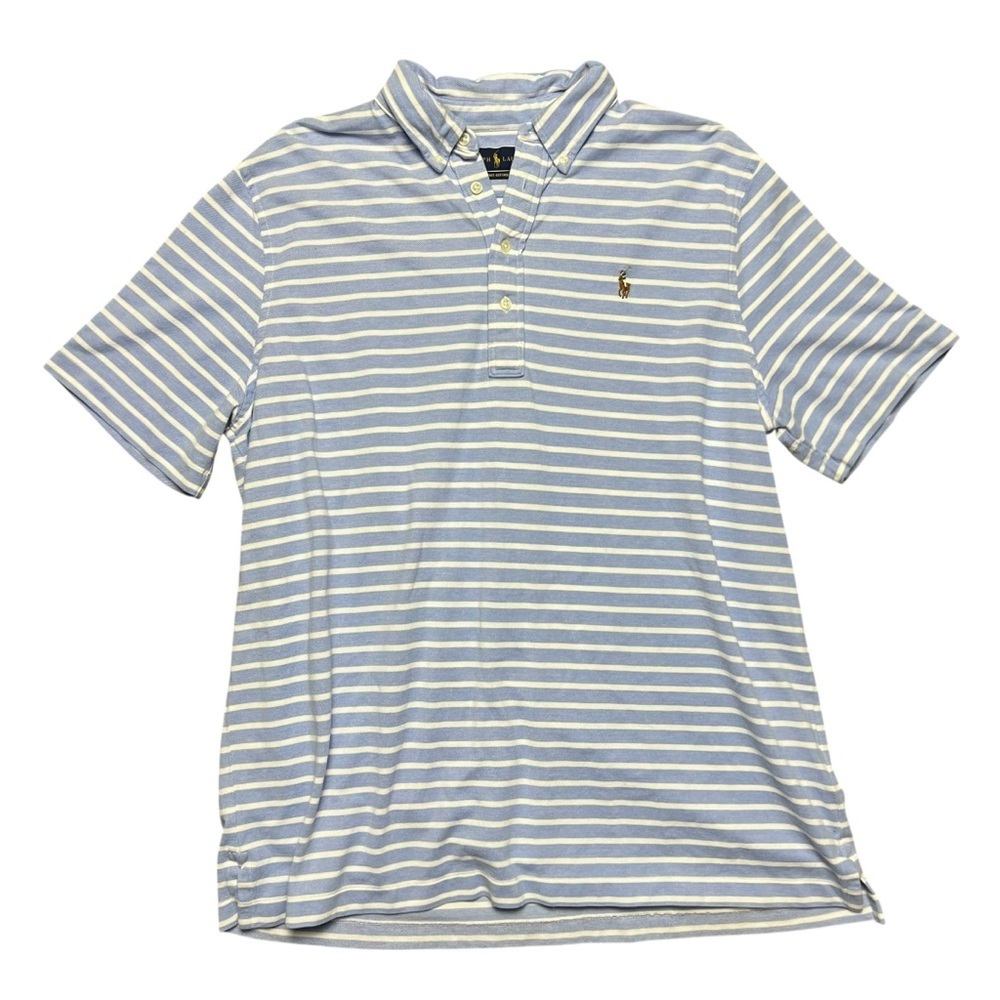 Polo Ralph Lauren Mens Knit Oxford Polo Shirt Pullover Size XL